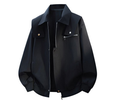 Fashion printed solid color jacket