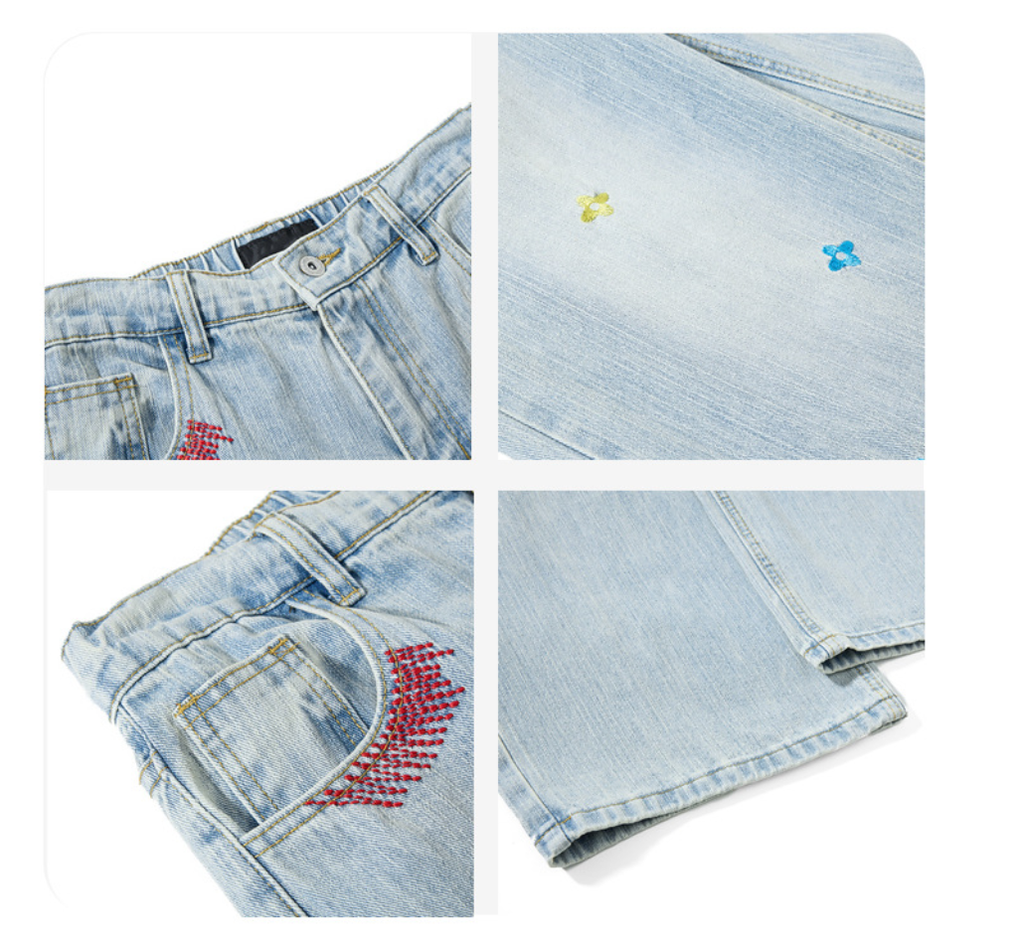Fashion sports loose jeans