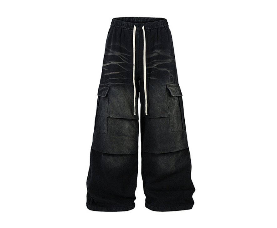 Fashion sports loose jeans