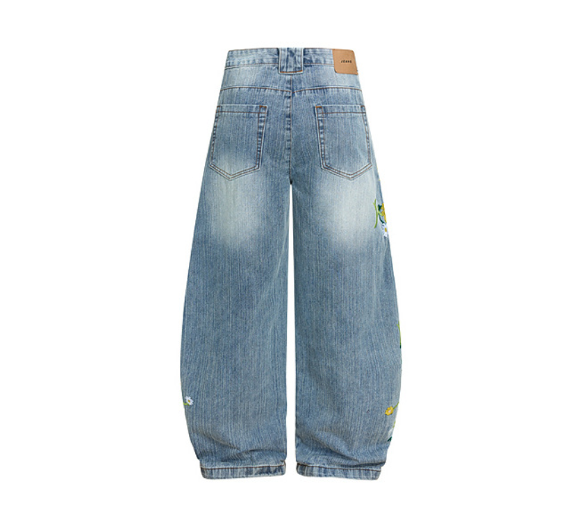 Fashion sports loose jeans