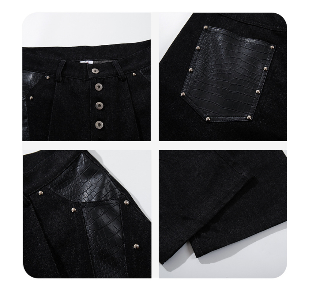 Fashion sports loose jeans