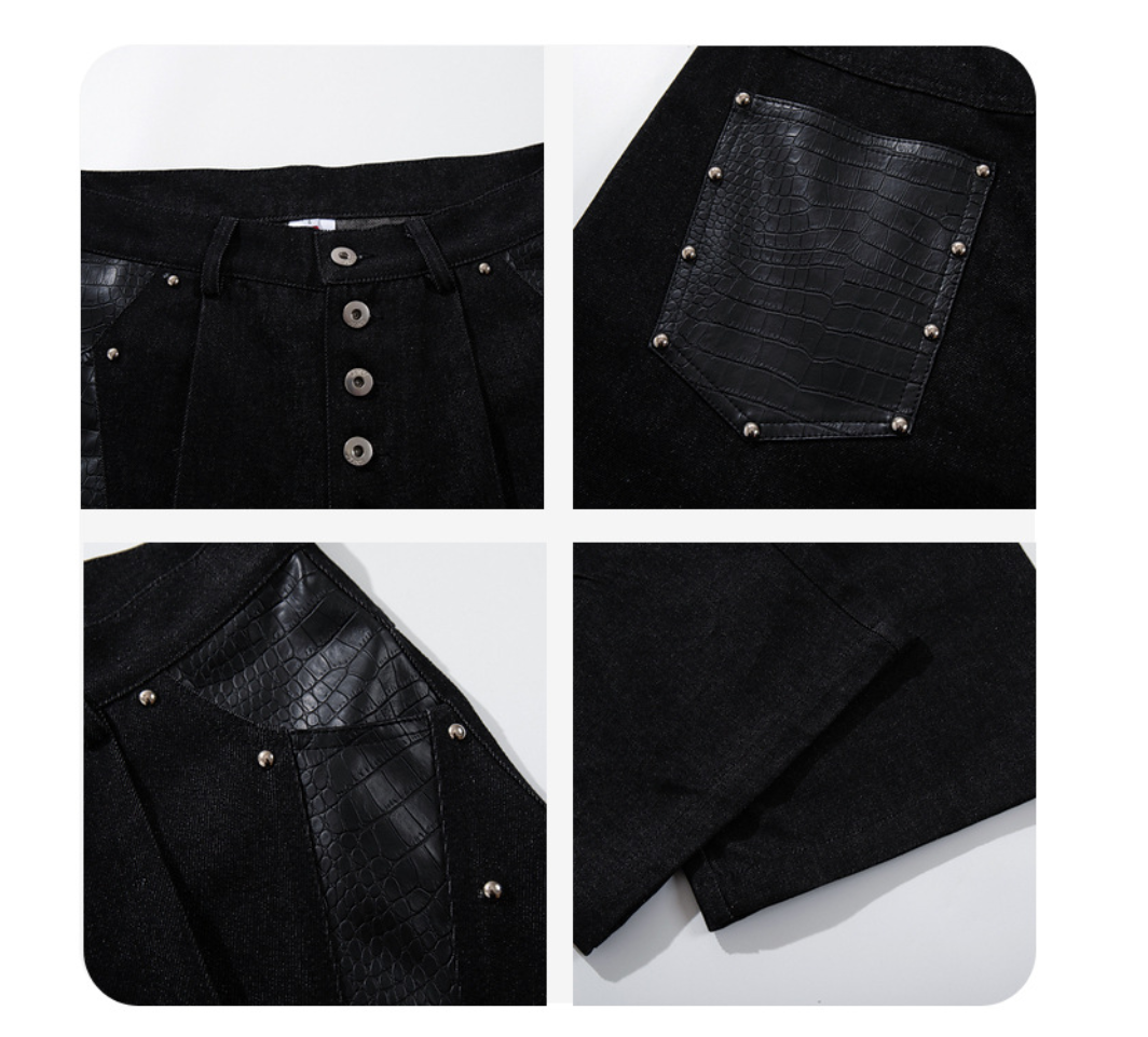 Fashion sports loose jeans