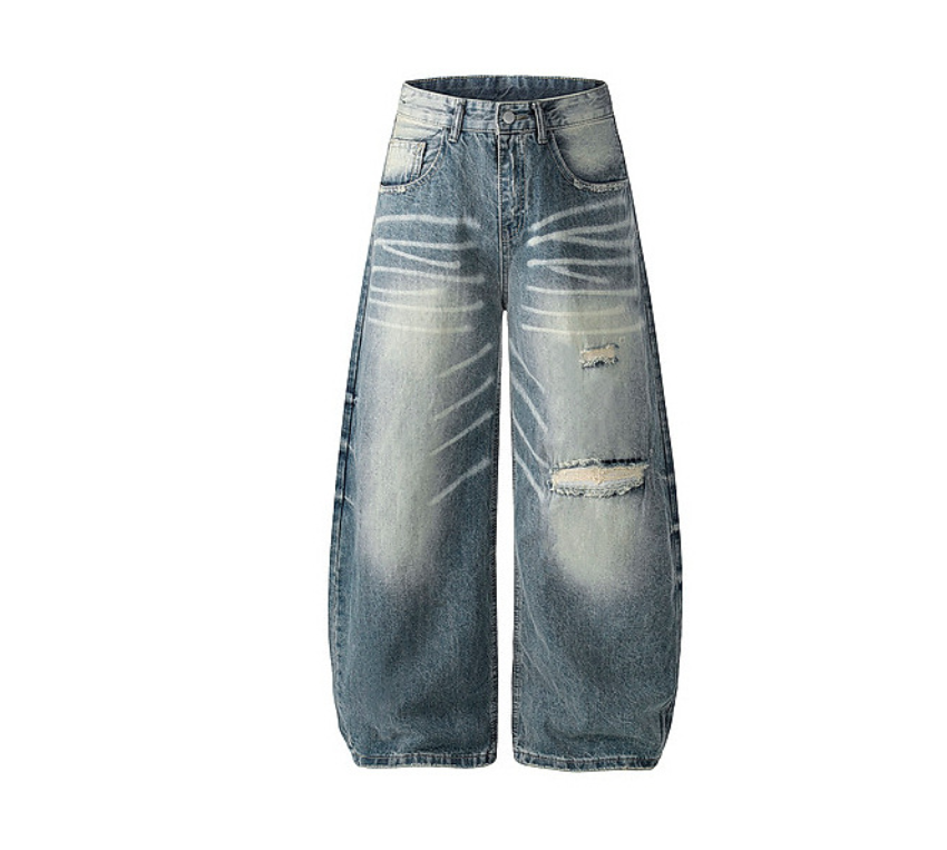 Fashion sports loose jeans
