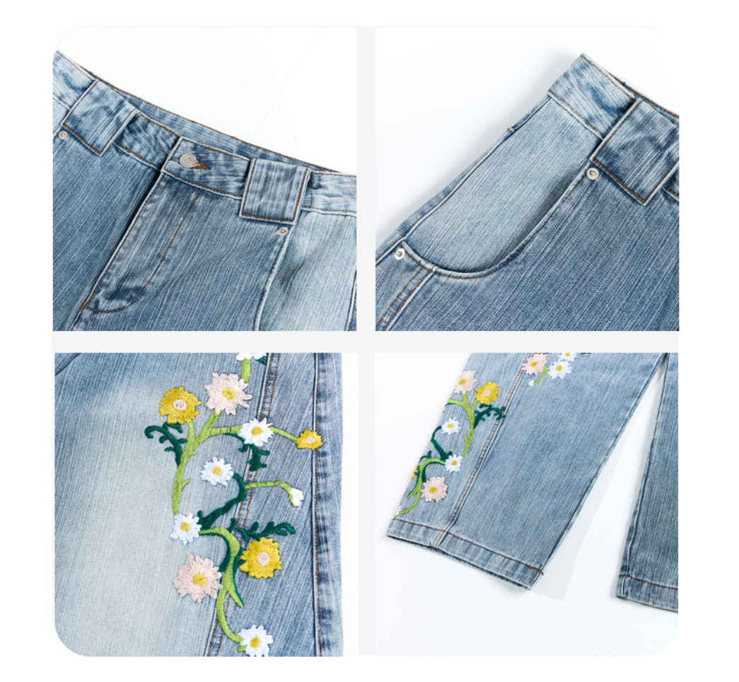Fashion sports loose jeans