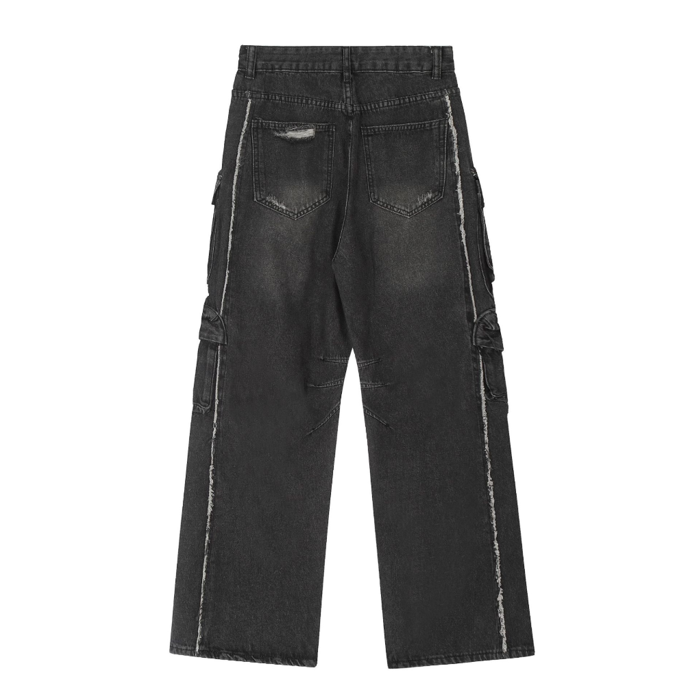 Fashion sports loose jeans