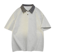 Fashion printed solid color T-shirt