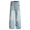 Fashion sports loose jeans