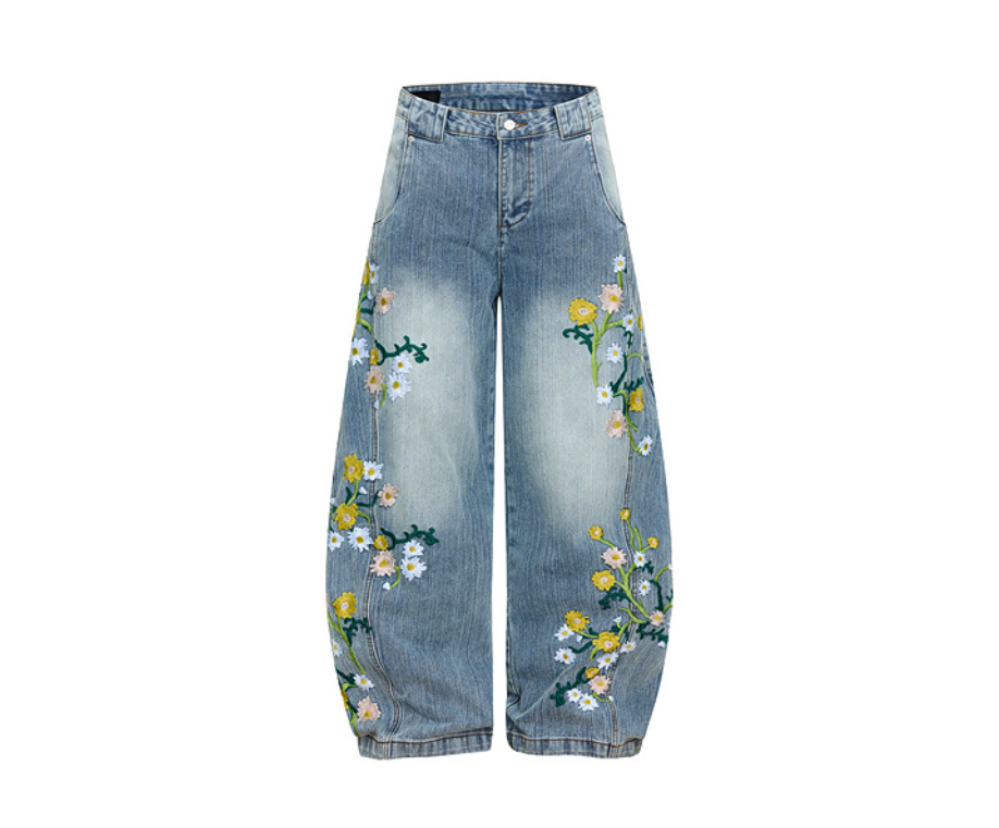 Fashion sports loose jeans