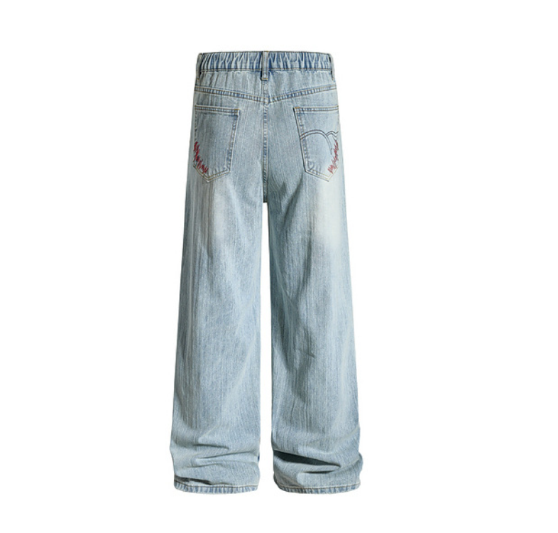 Fashion sports loose jeans