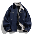 Fashion printed solid color jacket